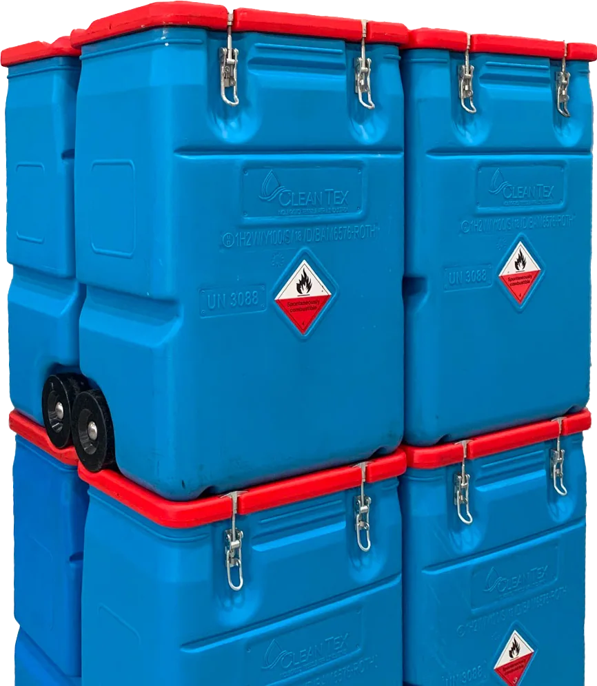 RollBox chiusi e impilati