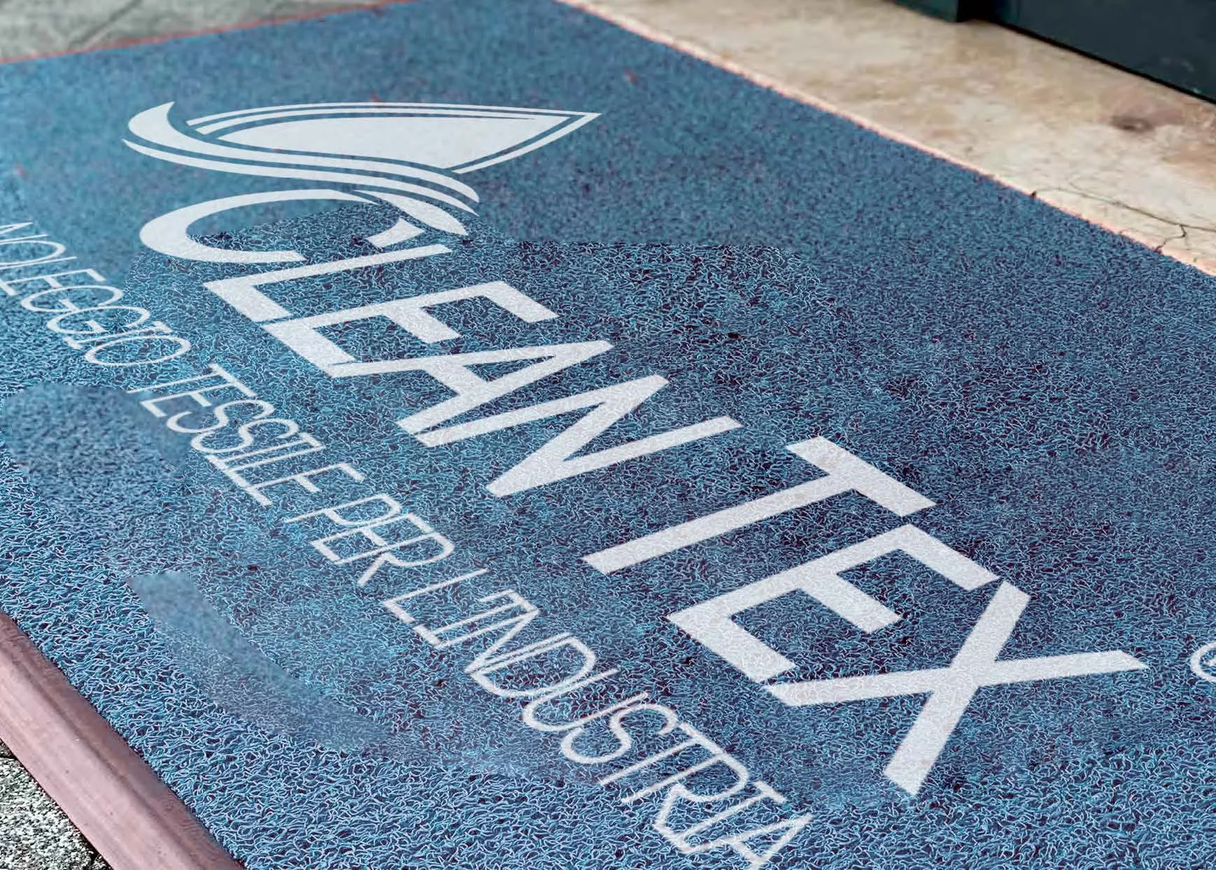Zerbino professionale personalizzato Clean Tex all'ingresso